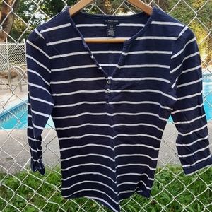 Lined 3/4 sleeve shirt